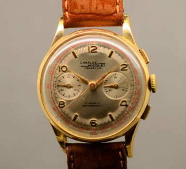 Charles Nicolet Tramelan chronograph horloge