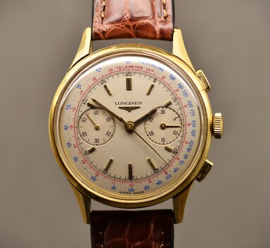 Longines chronograph 30CH flyback horloge