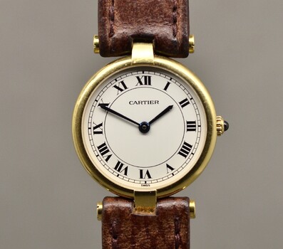 Cartier Vendome lady 18k horloge