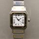 Cartier Santos Carree Lady steel/gold